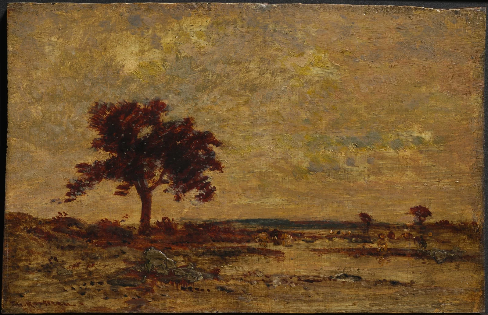 Marshlands (not dated) av Théodore Rousseau