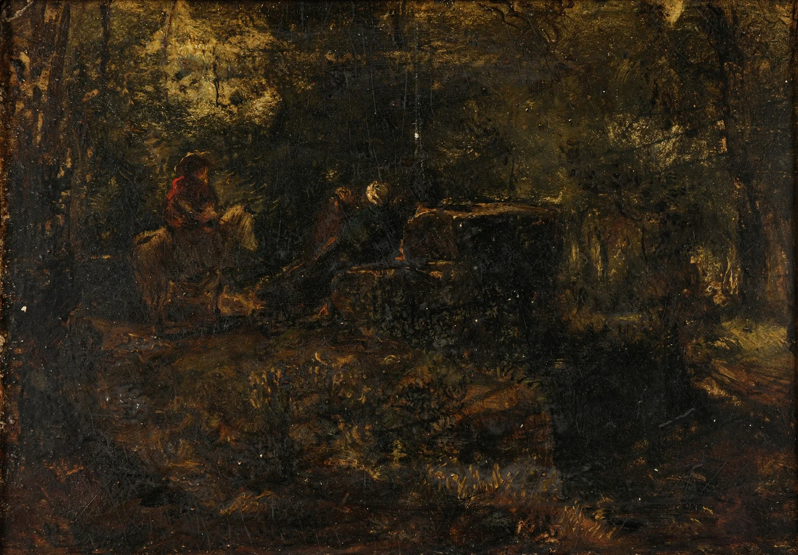 Sous-bois av Théodore Rousseau