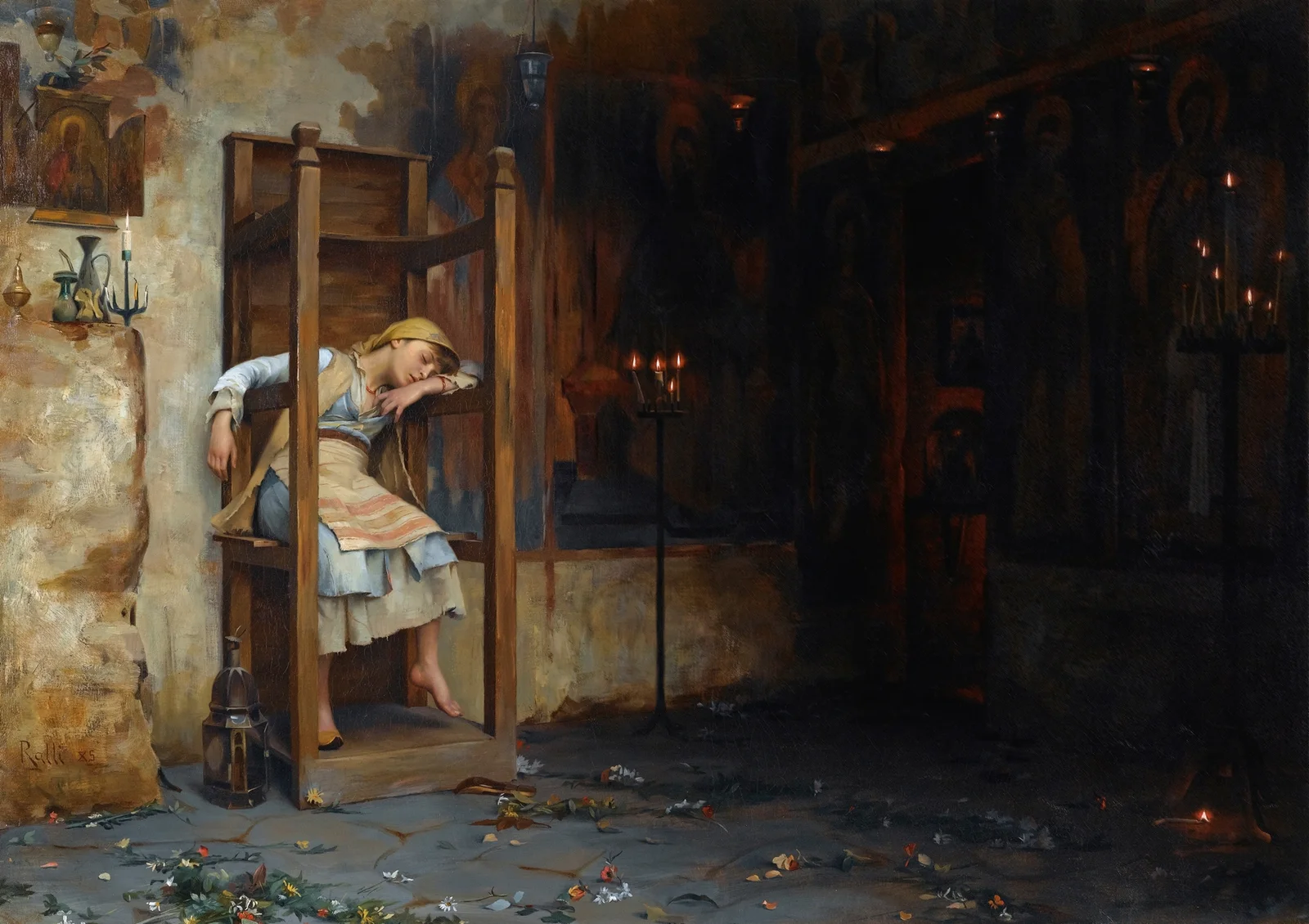 Holy Friday (La Vestale Chretienne) av Theodoros Ralli