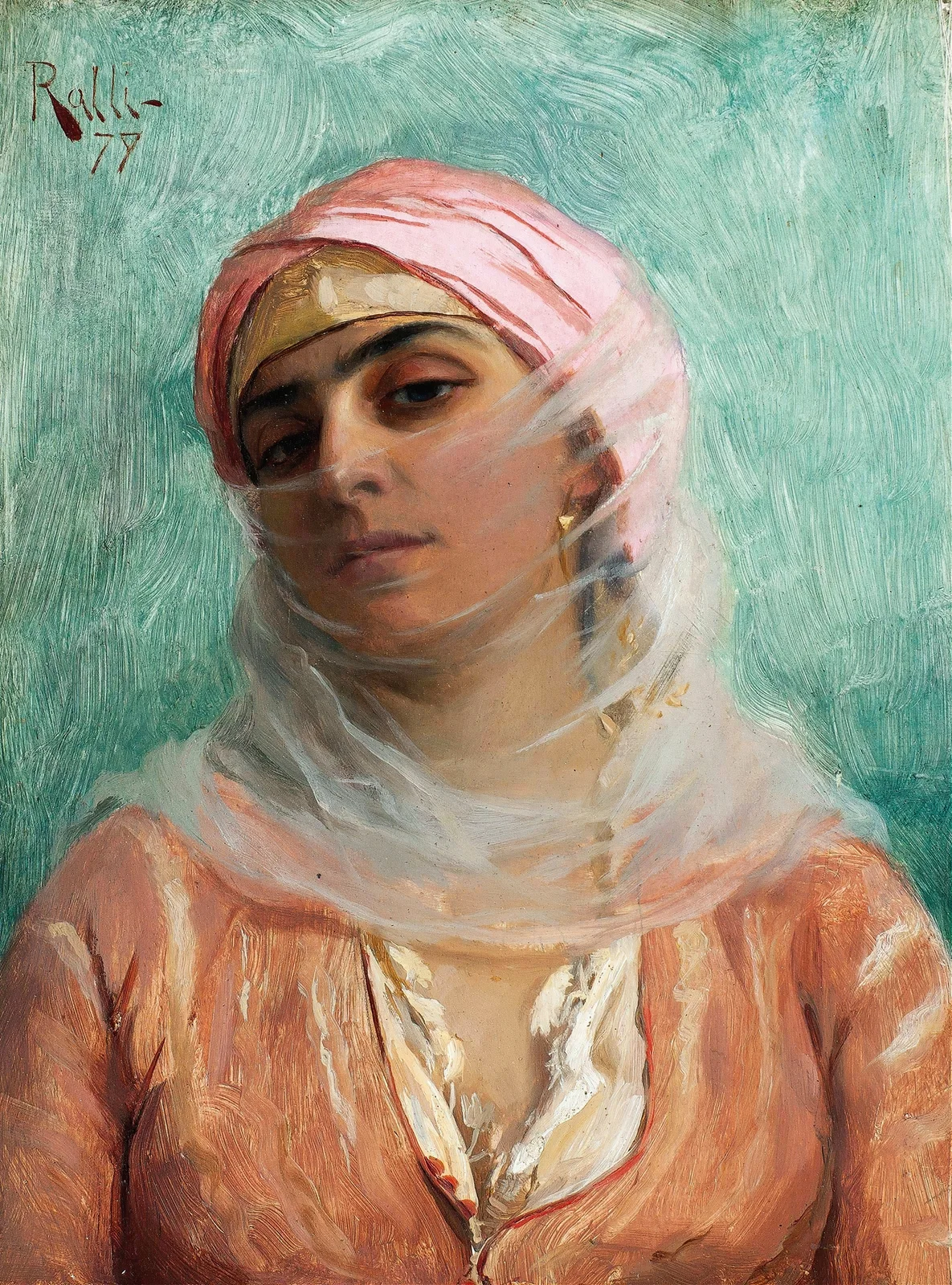 Jeune ottomane av Theodoros Ralli