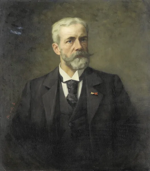 Frederik Daniël Otto Obreen (1840-96). Hoofddirecteur van het Rijksmuseum, Amsterdam av Thérèse Schwartze