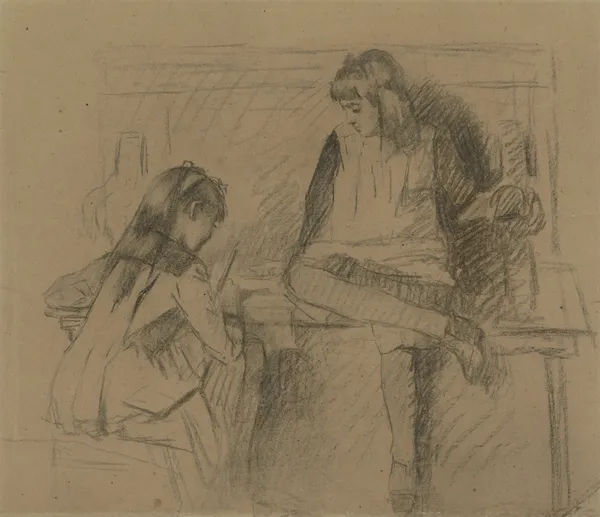 Letje and Lizzy Ansingh av Thérèse Schwartze