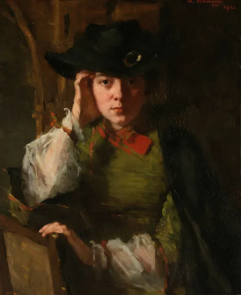 Portrait of Lizzy Ansingh av Thérèse Schwartze