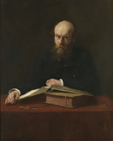 Portret van Dr. P.J.H. Cuypers (1827-1921) av Thérèse Schwartze