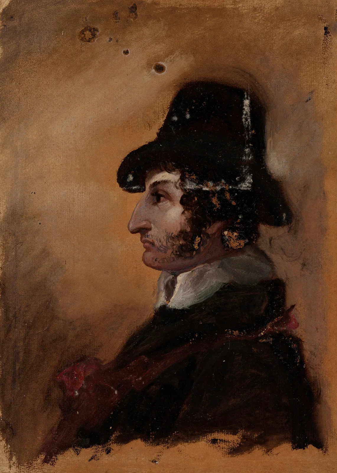 Man in a High Hat av Thomas Cole