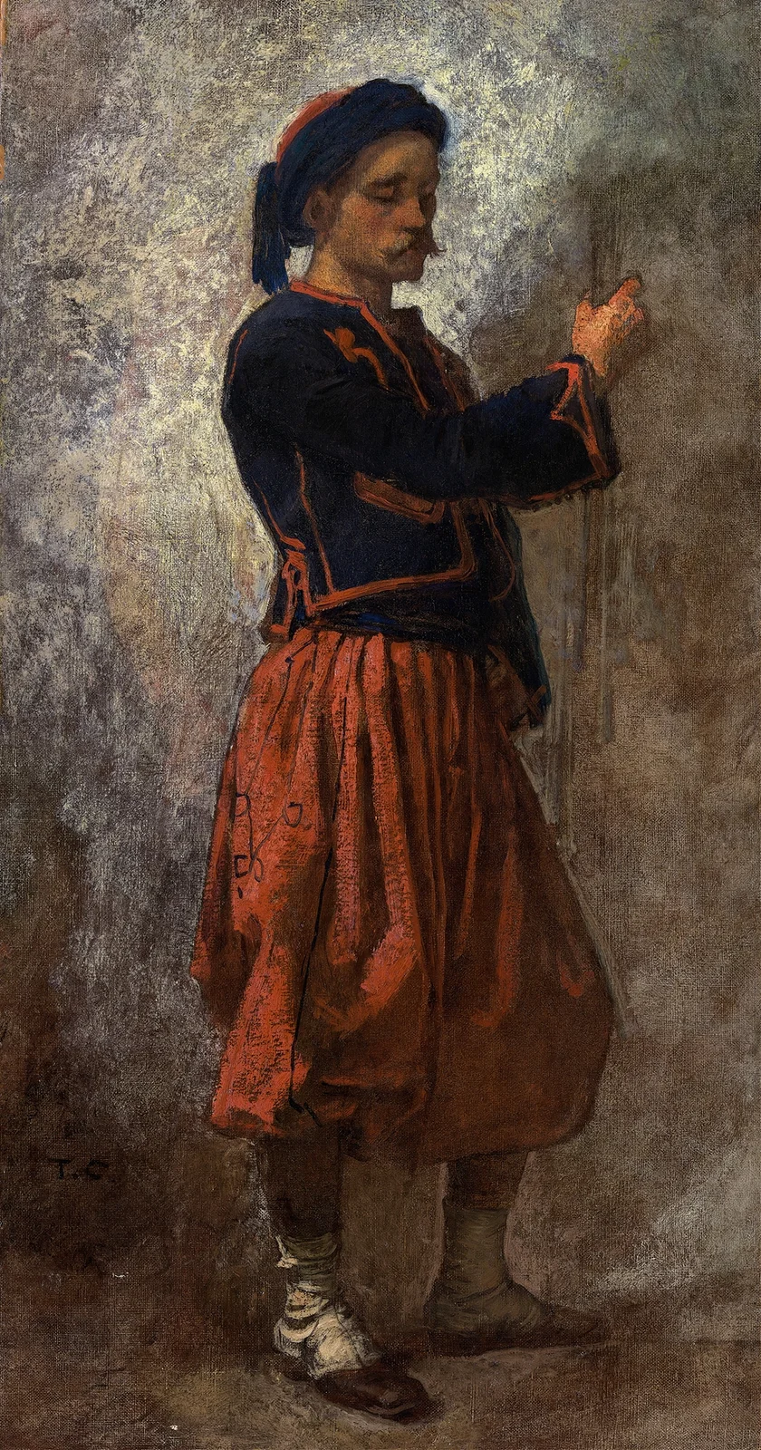 A Zouave av Thomas Couture