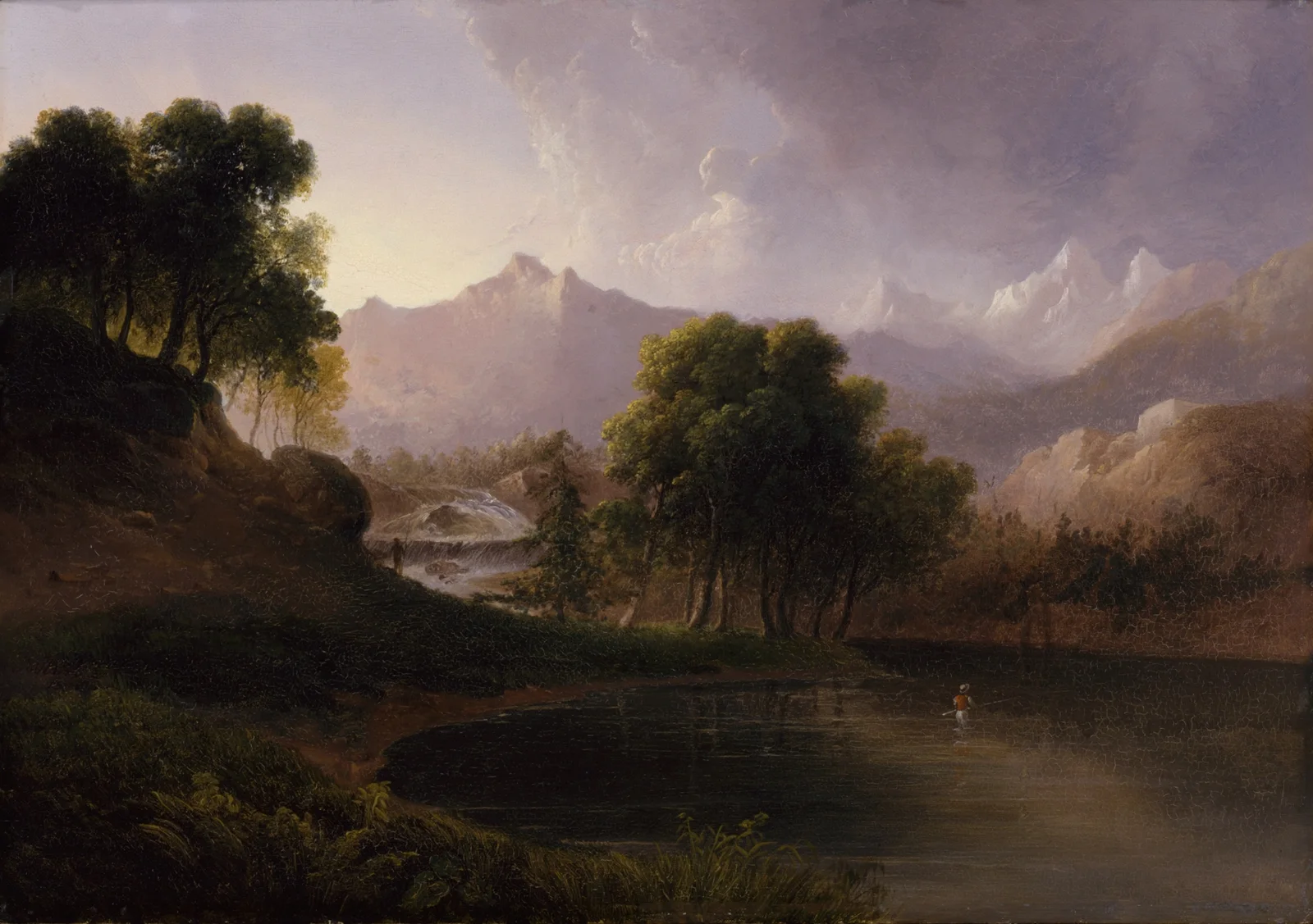 Landscape with Stream and Mountains av Thomas Doughty