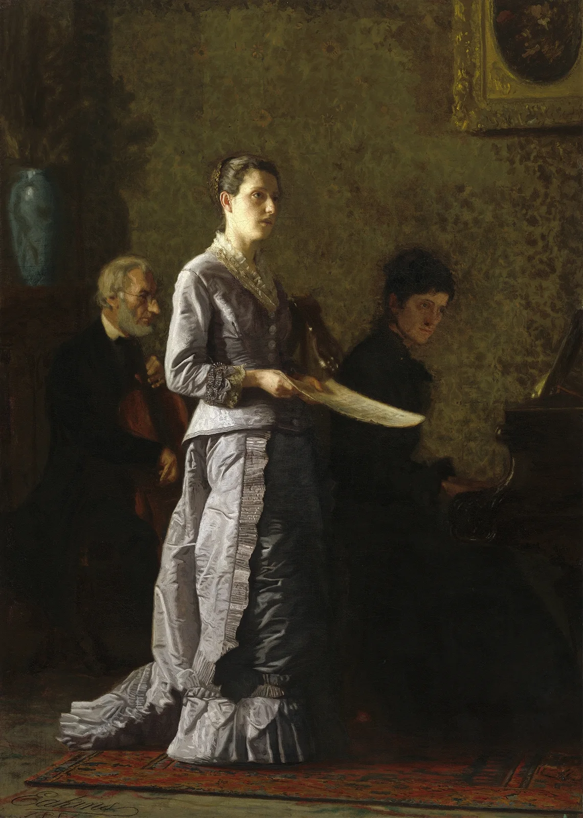 Singing a Pathetic Song av Thomas Eakins