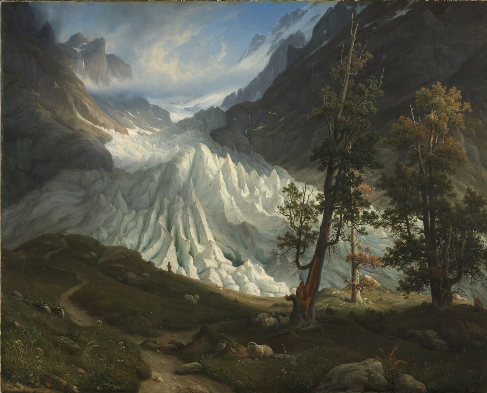 The Grindelwaldgletscher av Thomas Fearnley