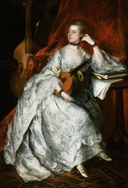 Ann Ford (later Mrs. Philip Thicknesse) av Thomas Gainsborough