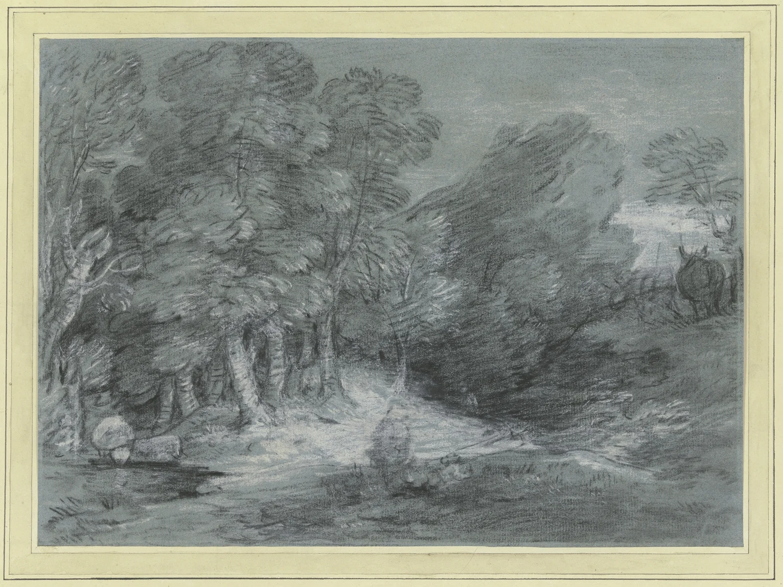 Forest landscape av Thomas Gainsborough