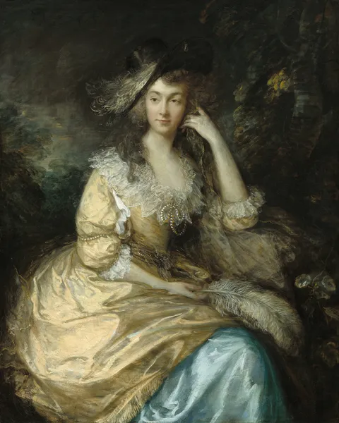 Frances Susanna,Lady de Dunstanville av Thomas Gainsborough