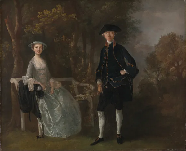 Lady Lloyd and Her Son, Richard Savage Lloyd, of Hintlesham Hall, Suffolk av Thomas Gainsborough