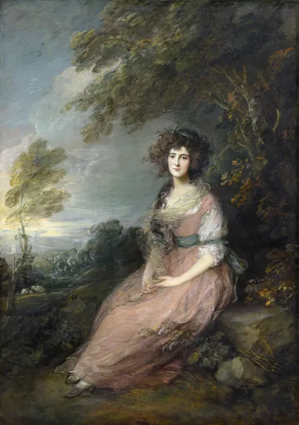 Mrs. Richard Brinsley Sheridan av Thomas Gainsborough