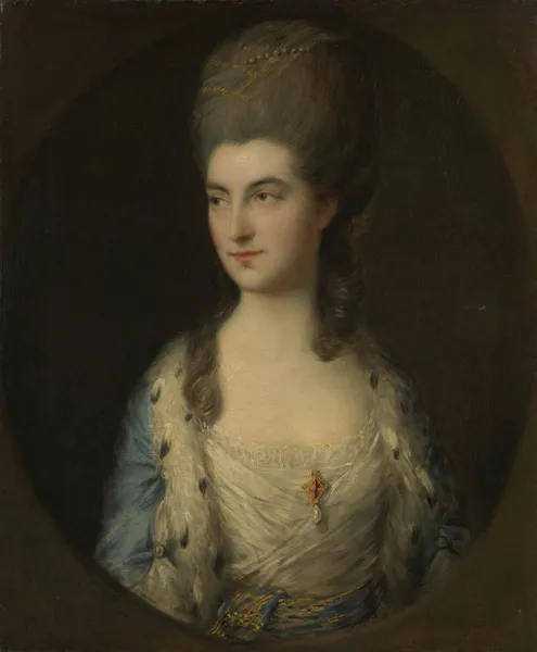 Portrait of a Young Woman, Called Miss Sparrow av Thomas Gainsborough