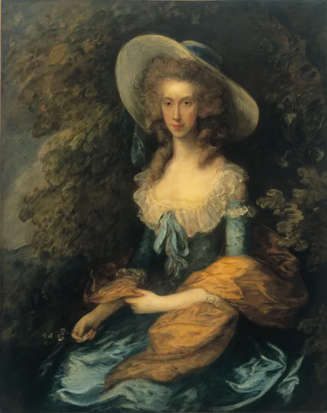 Portrait of Miss Evans av Thomas Gainsborough