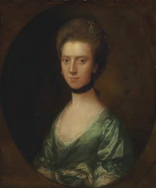 Portrait Of Mrs. Isaac Elton av Thomas Gainsborough