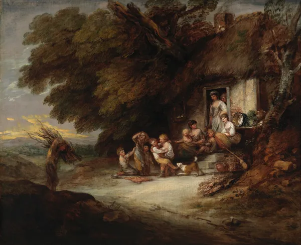 The Cottage Door av Thomas Gainsborough