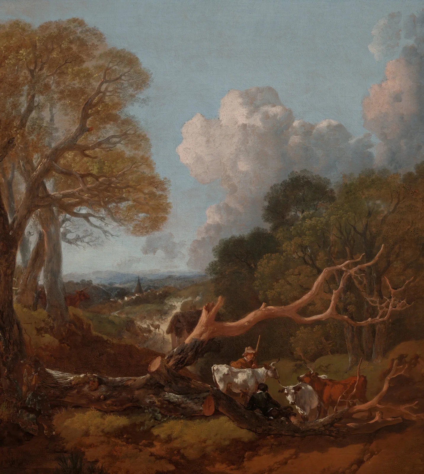 The Fallen Tree av Thomas Gainsborough