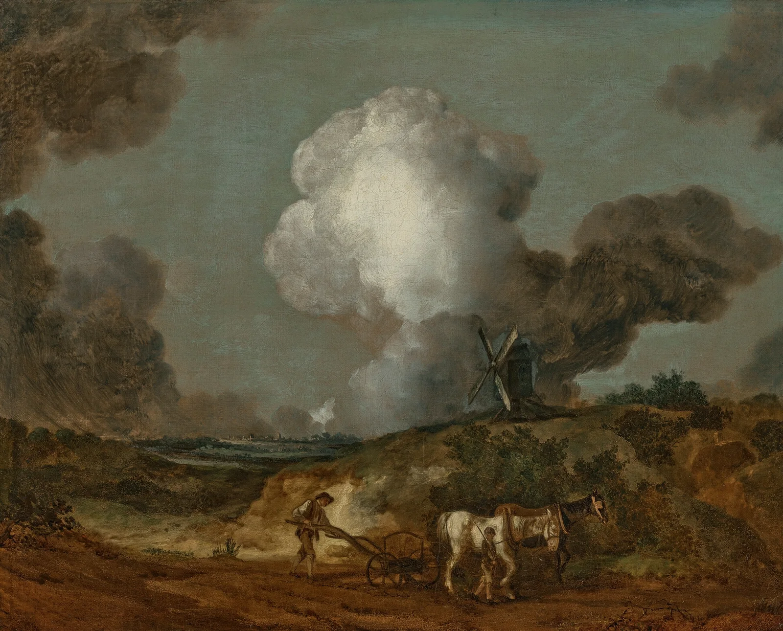 The Suffolk Plough av Thomas Gainsborough