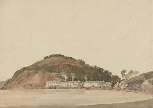 Headland on the Coast of South Devon, possibly Shaldon av Thomas Girtin