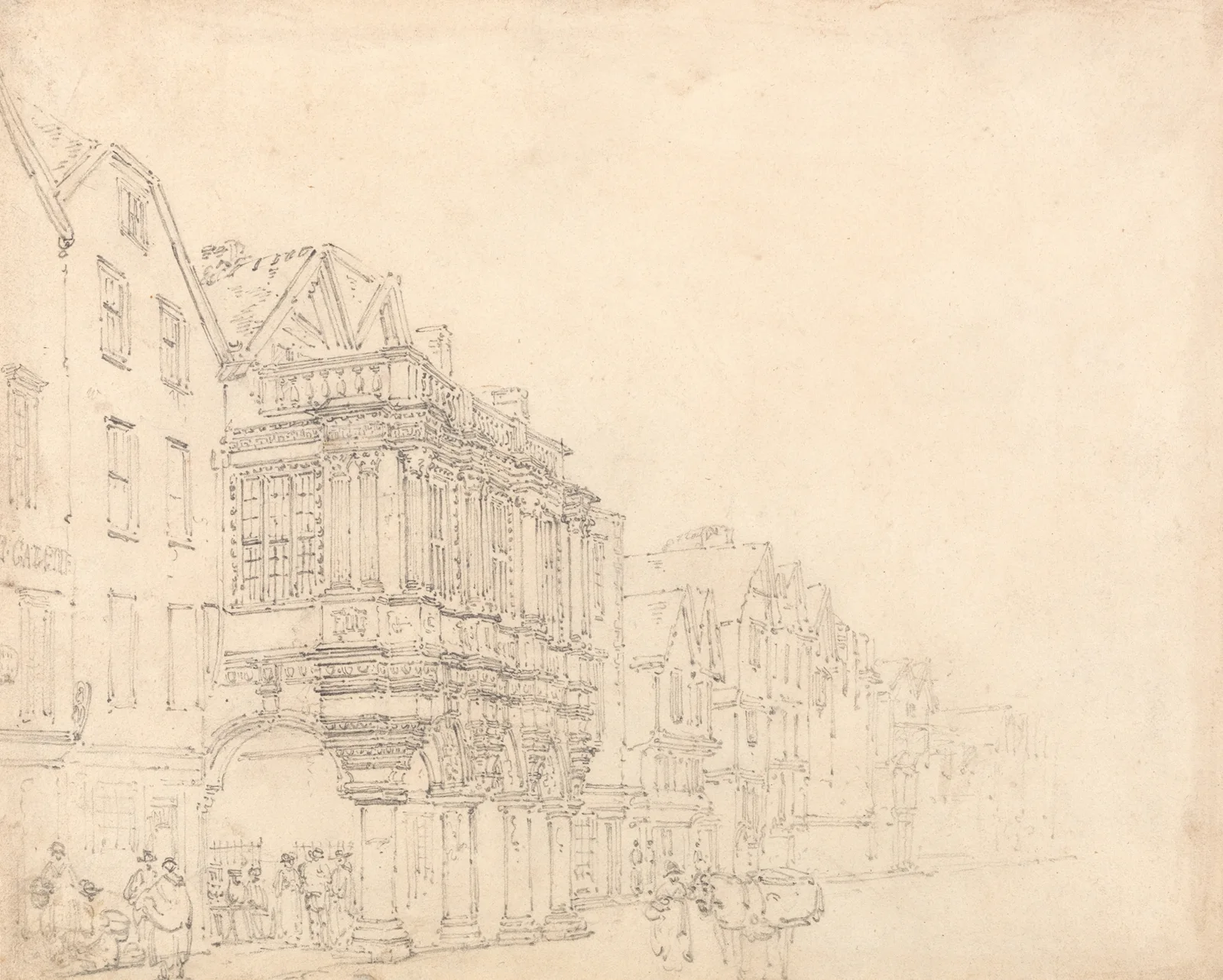 The Guildhall, Exeter av Thomas Girtin
