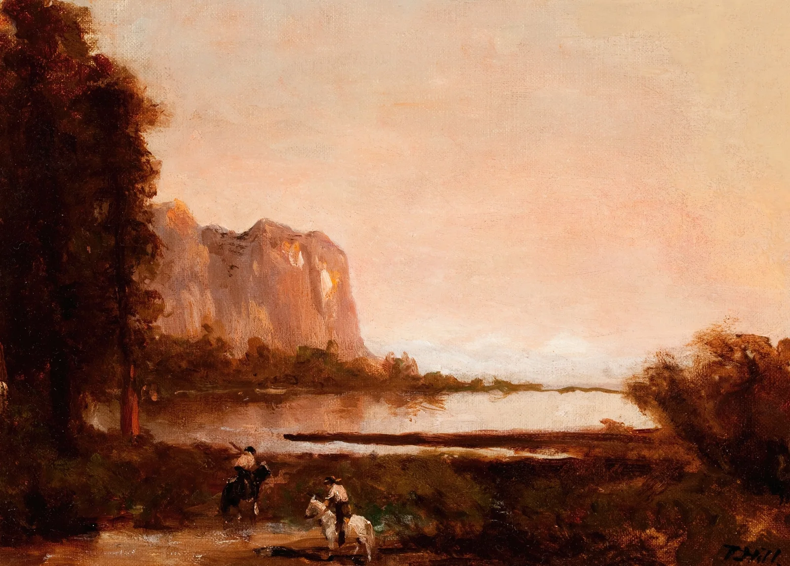 Landscape with Two Indians av Thomas Hill