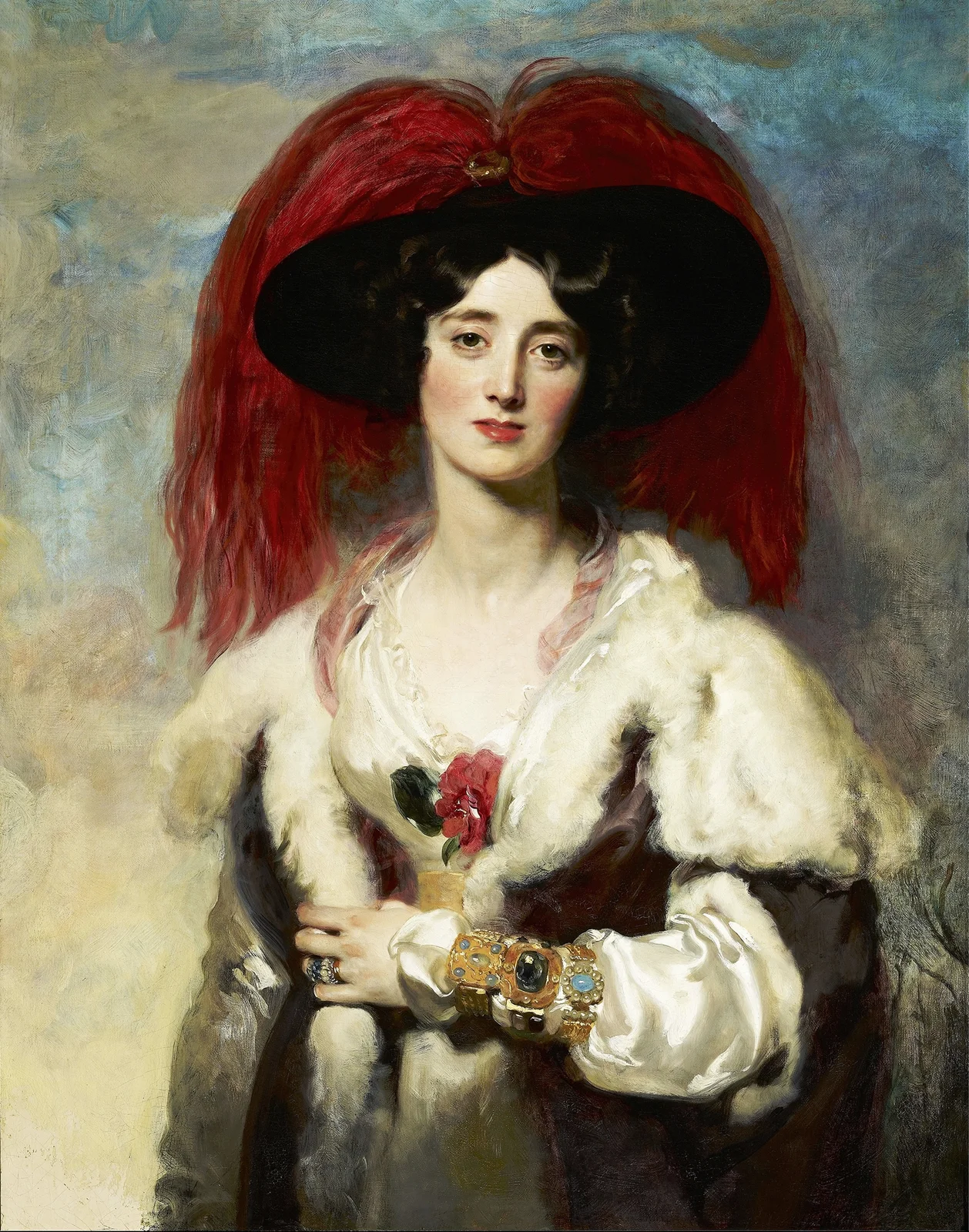 Julia, Lady Peel av Sir Thomas Lawrence