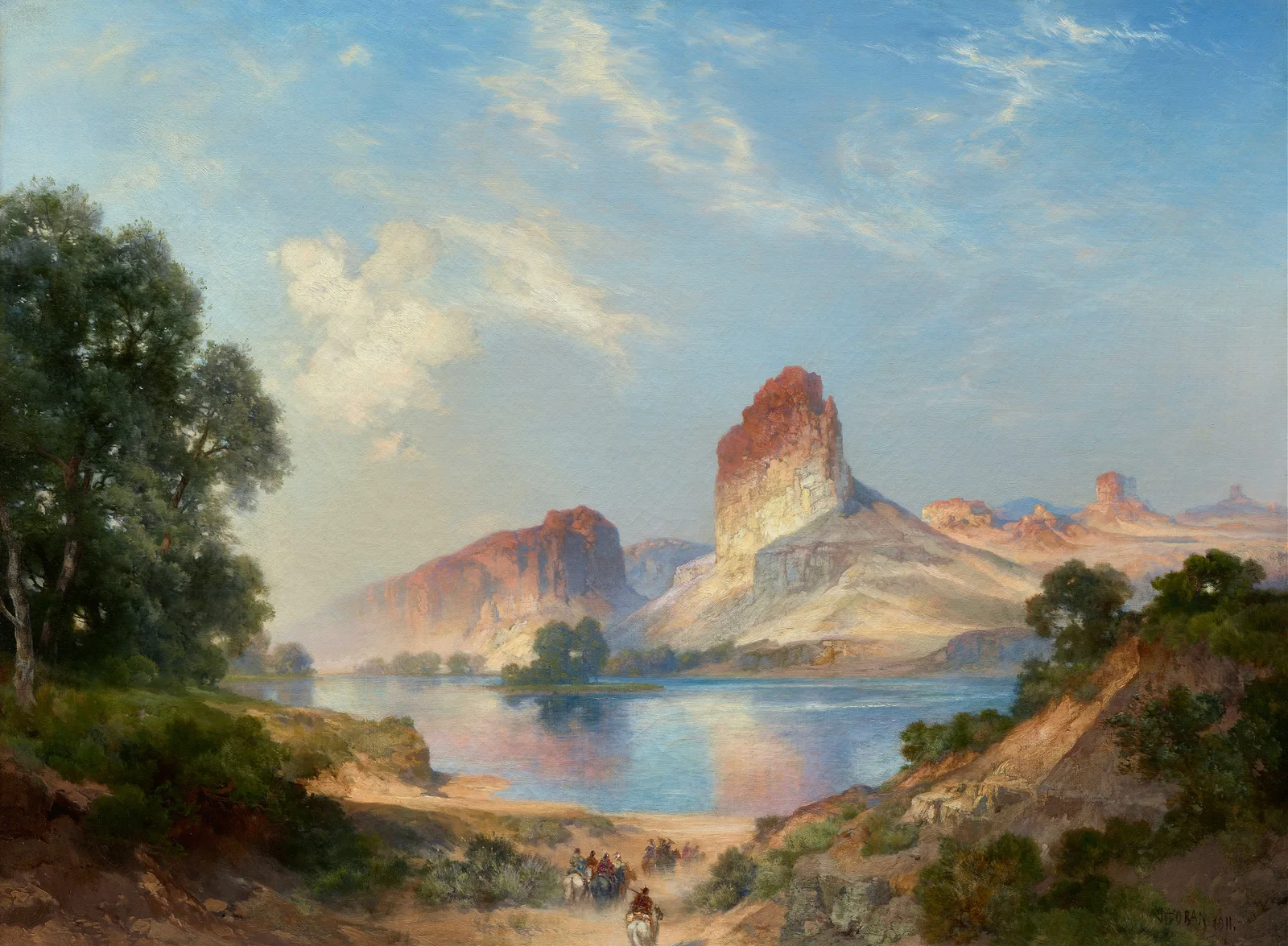 An Indian Paradise (Green River, Wyoming) av Thomas Moran