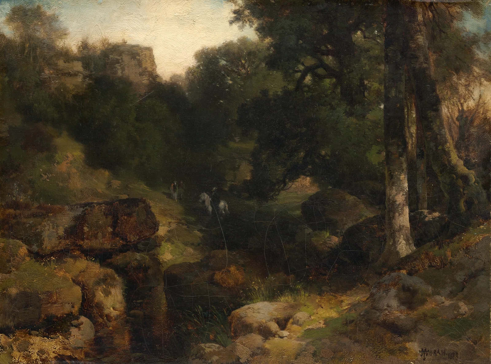 The Dell av Thomas Moran