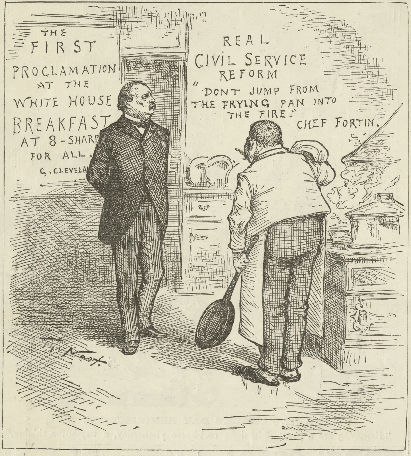 Another Civil-Service outrage av Thomas Nast