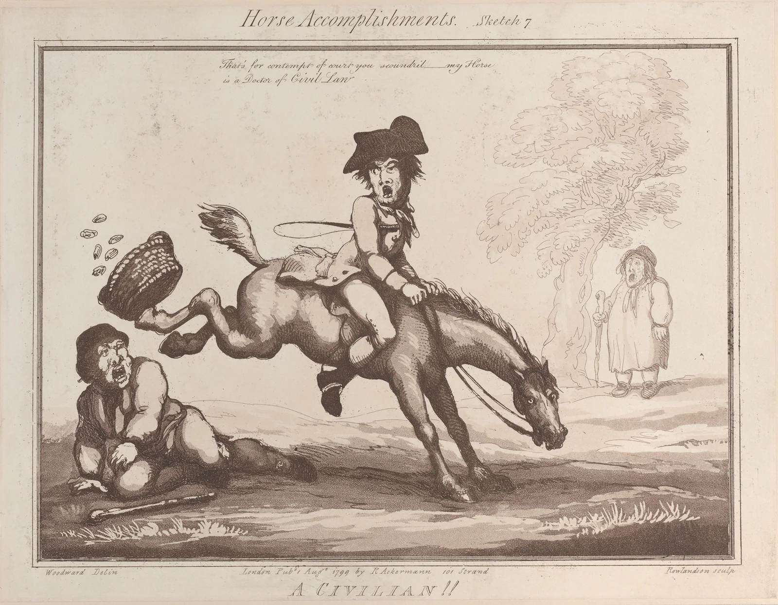 A Civilian !! av Thomas Rowlandson