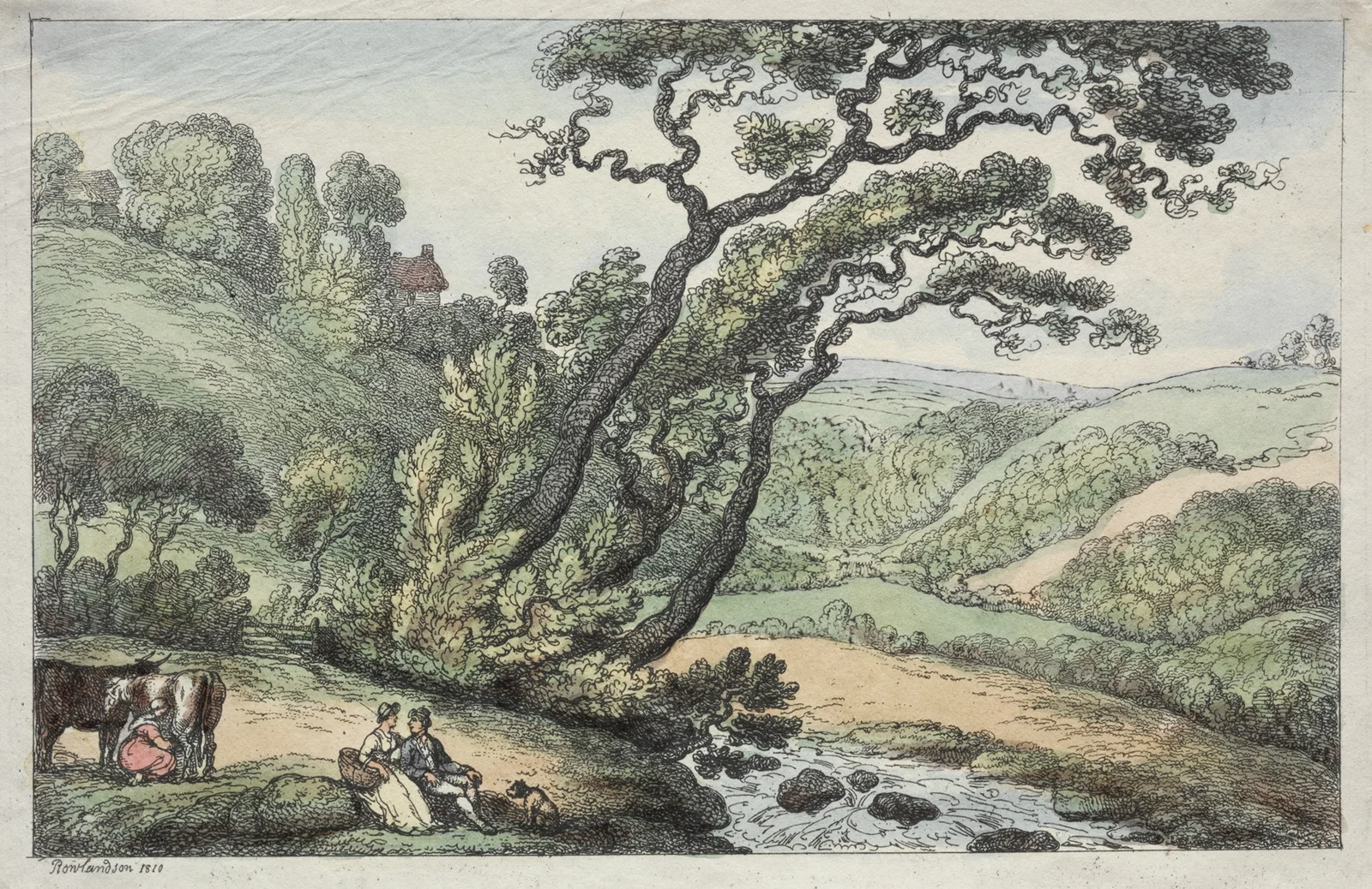 A Cornish View av Thomas Rowlandson