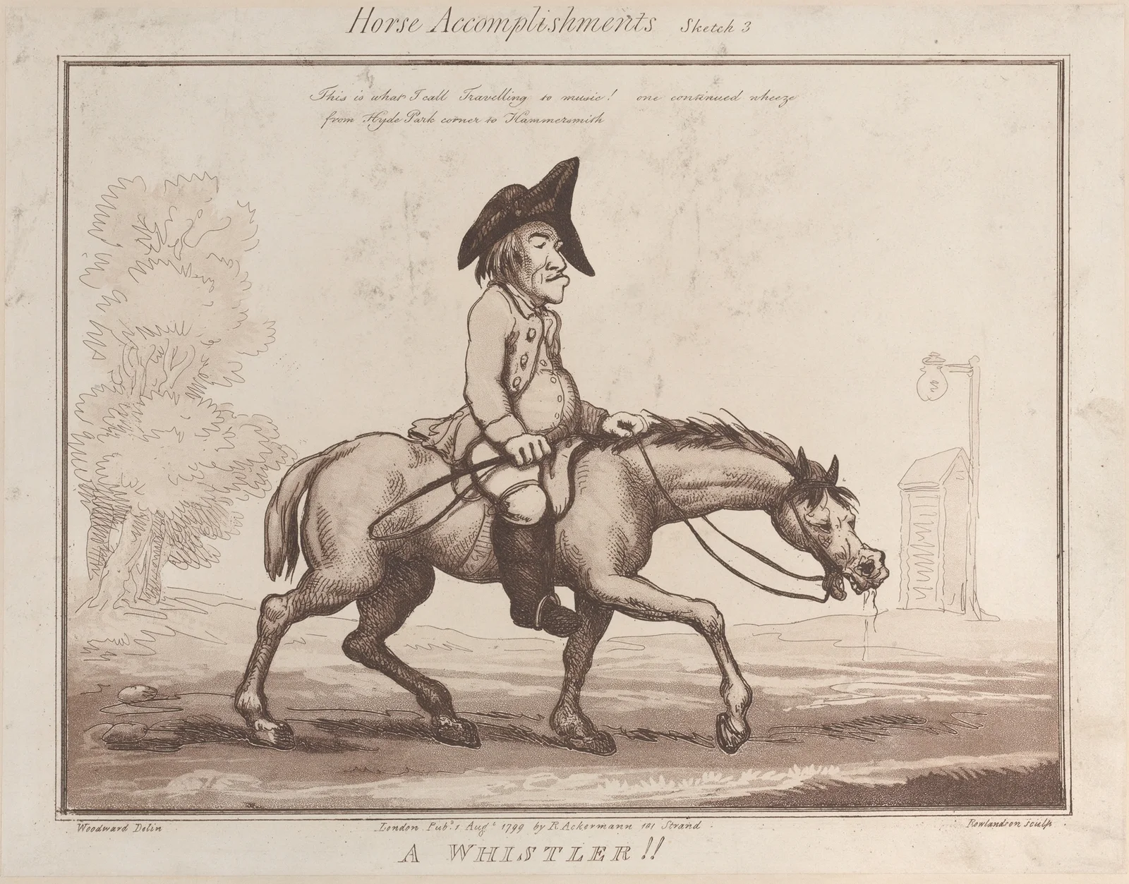 A Whistler !! av Thomas Rowlandson