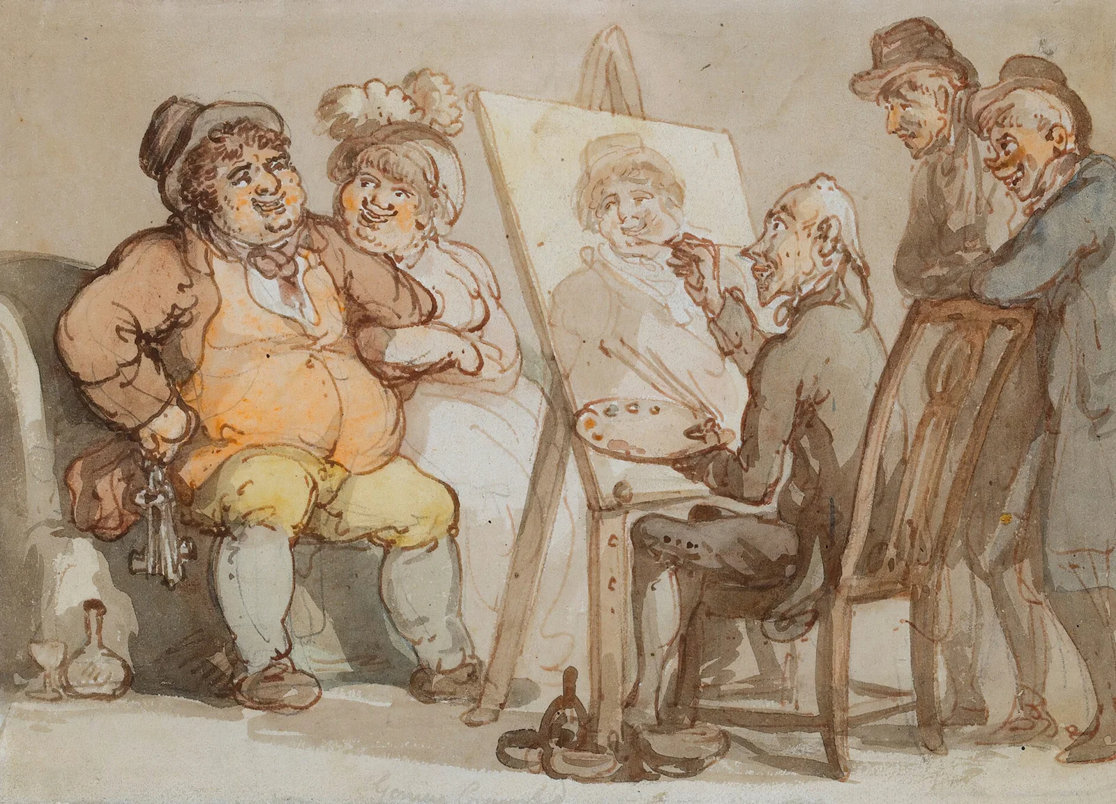 Genius Crumpled av Thomas Rowlandson