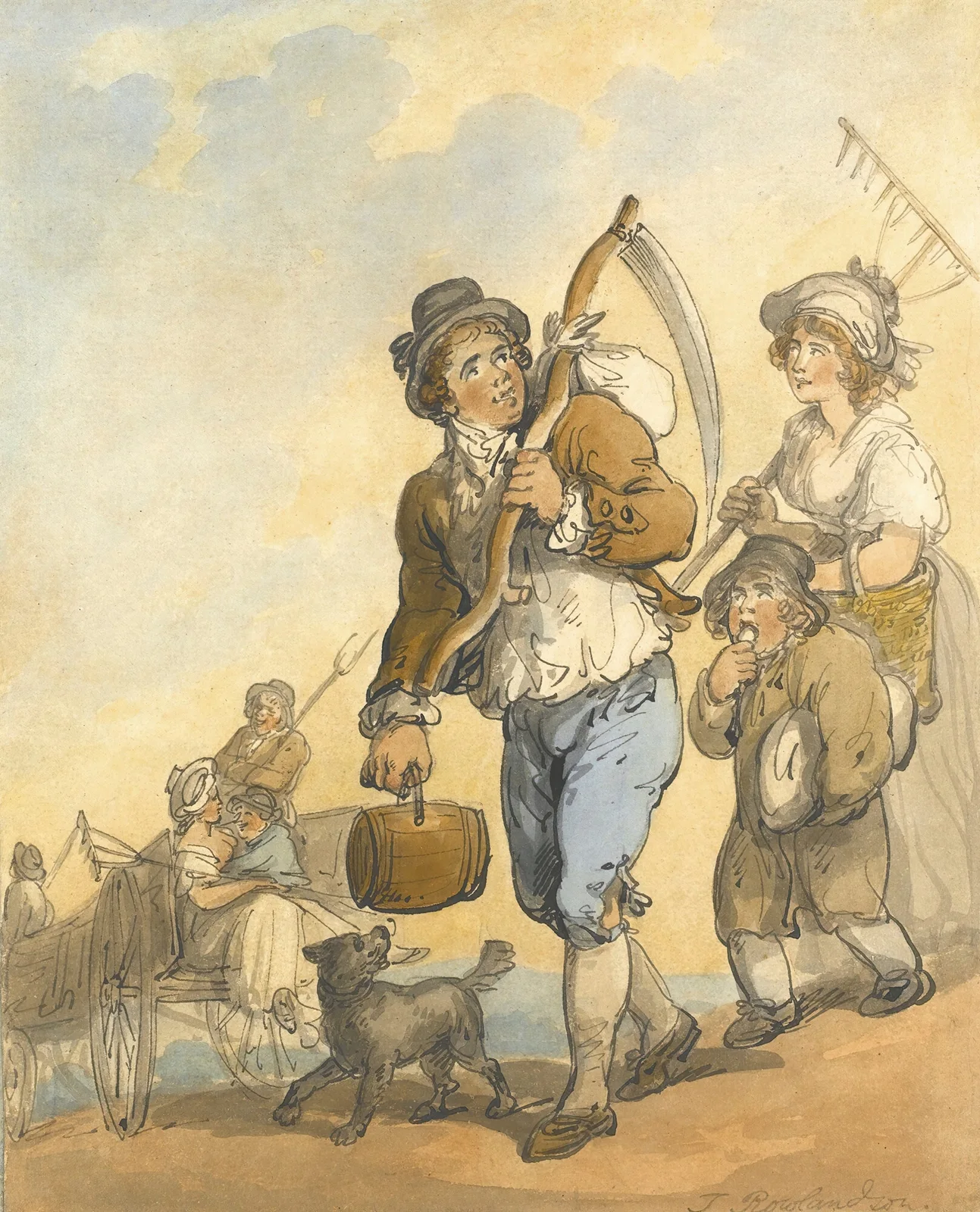 The Haymaker av Thomas Rowlandson