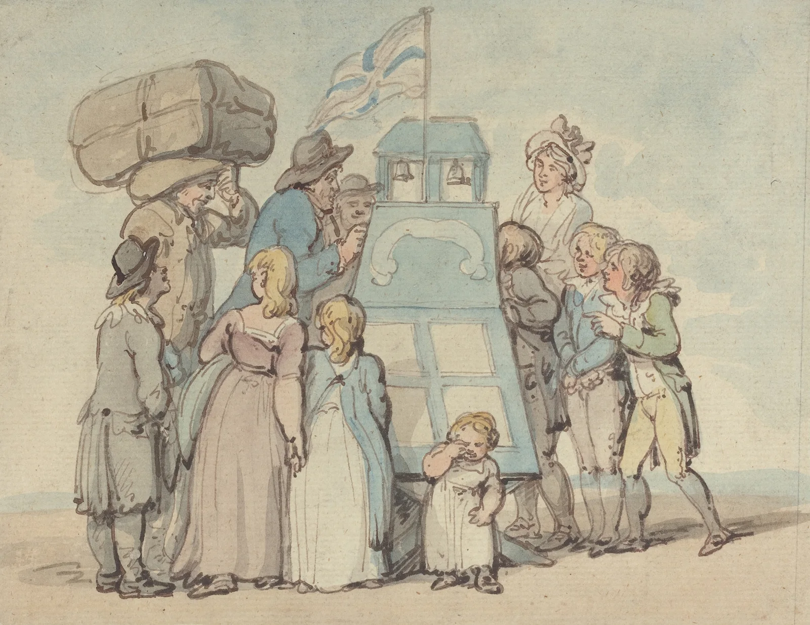 The Peep Show av Thomas Rowlandson
