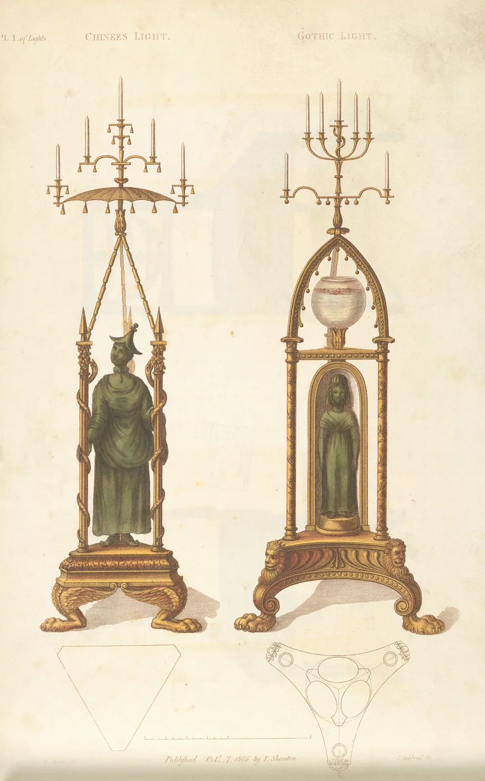 Chinese light. Gothic light. av Thomas Sheraton