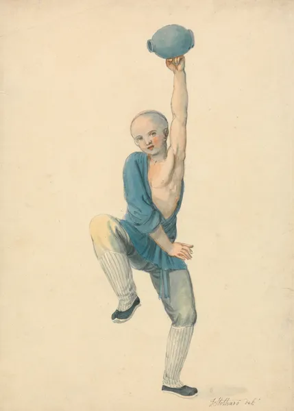 Chinese Youth (balancing a jar held aloft) av Thomas Stothard