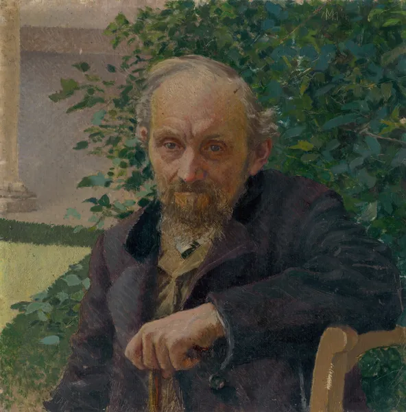 Portrait of an Old Man av Milan Thomka Mitrovský