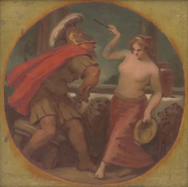 Round Study of Composition from Roman History av Milan Thomka Mitrovský