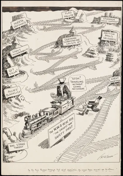 If he had backed through that first obstruction, he would have avoided all the others av John Tinney McCutcheon