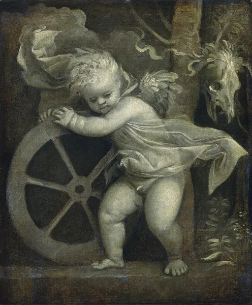 Cupid With The Wheel of Time av Titian