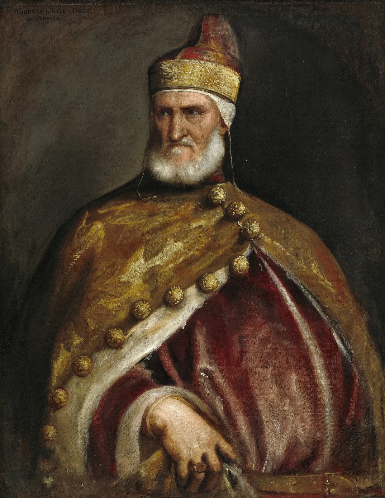 Doge Andrea Gritti av Titian