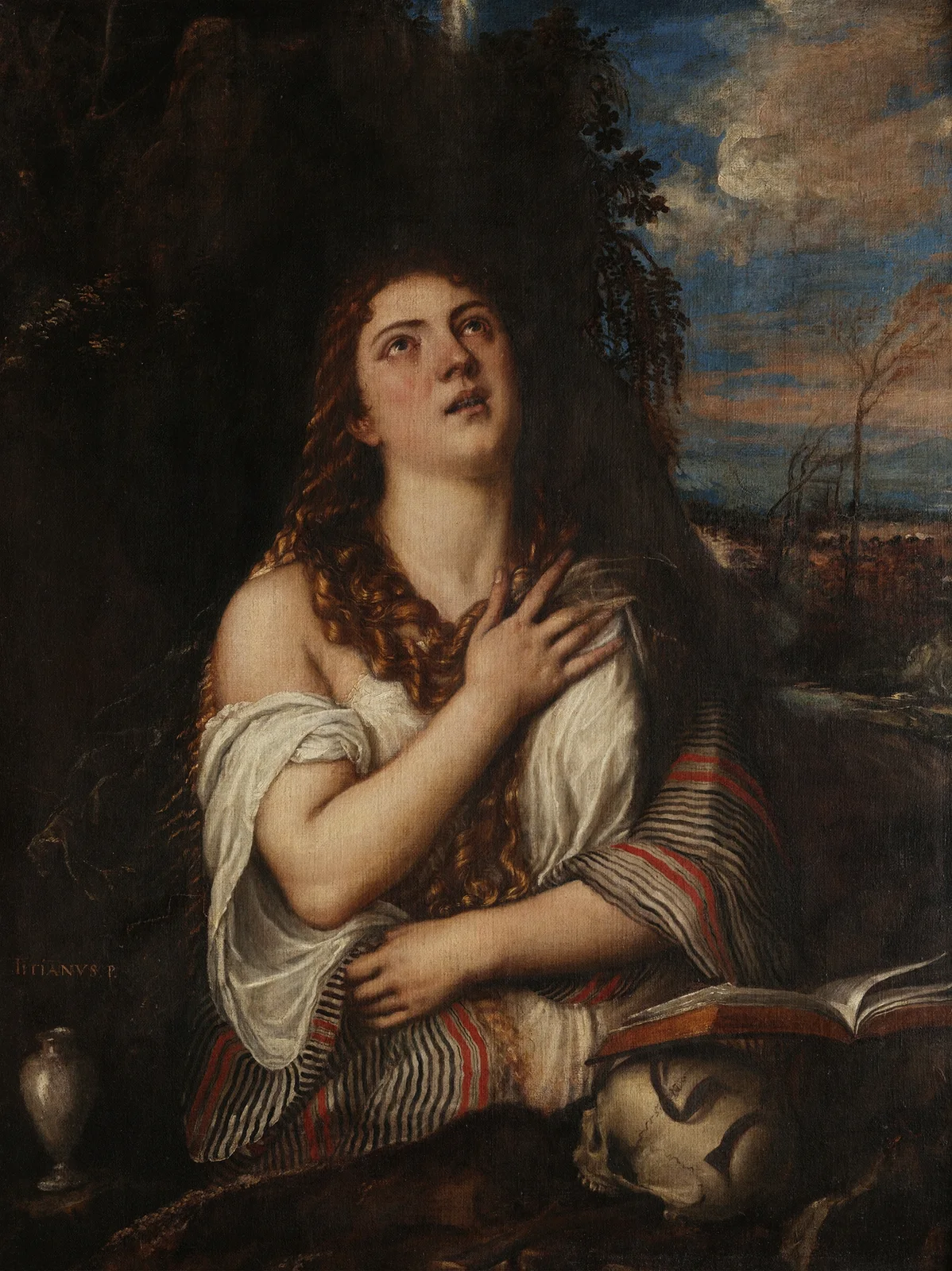 Penitent Magdalene av Titian
