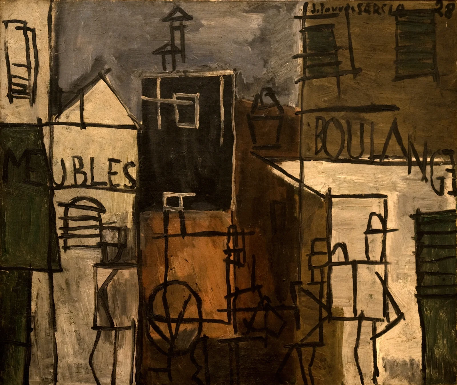 Pintura constructiva, 1928 av Joaquín Torres-García