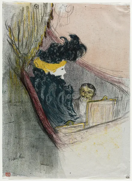 A Princely Idyl, Clara Ward av Henri de Toulouse-Lautrec