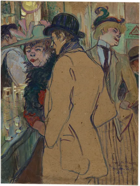 Alfred la Guigne av Henri de Toulouse-Lautrec