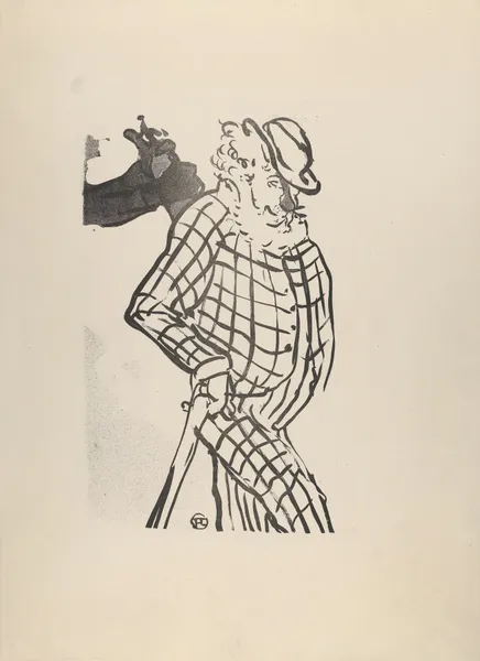 American Singer av Henri de Toulouse-Lautrec