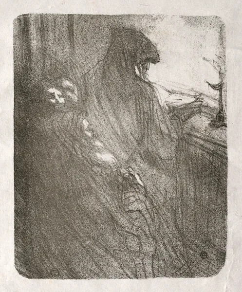 Au pied du Sinaï; La Prière des Juifs Polonais av Henri de Toulouse-Lautrec